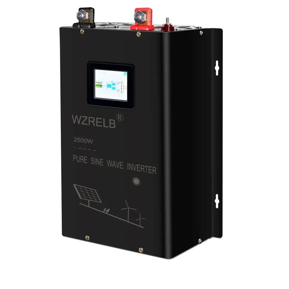 2500 W rozdelená fáza Pure sínusová vlna Solárny panel Solárny panel Power batéria 24V/36V/48 V/72V/96 DC až 110/220V, 120/240V AC prevodník AC