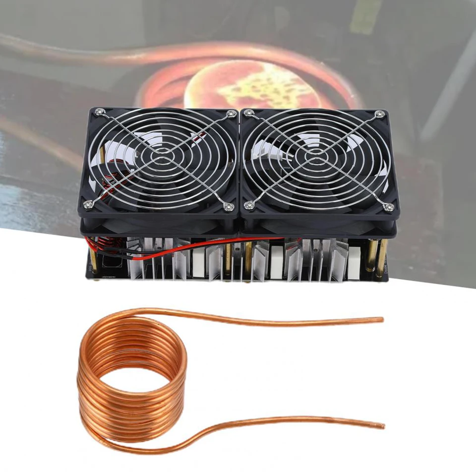 2500W 50A DC 12-48V Indukčná vykurovacia doska ZVS napájací modul Vysokofrekvenčný nízky napätie spätného ohrievača vodiča Tesla Coil
