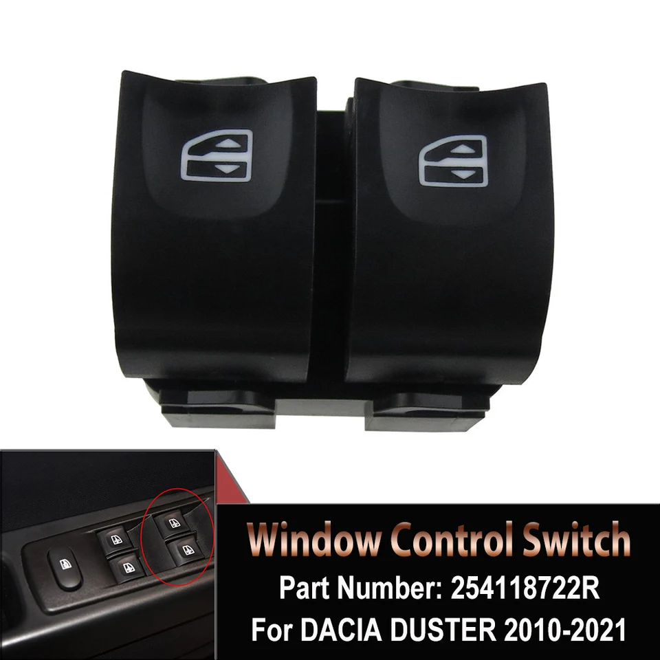 254118722R 93452321 4422511 Tlačidlo Ovládanie elektrického okna pre Renault Dacia Captur Clio IV Trafic III Automatické diely