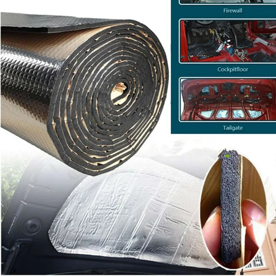 25cmx50cm automobil zvukovo odolná voči deminovanej podložke brány firewall izolačný zvukový šumový izolátor podložka do ľavého/pravého/pravého/predného zadného odolného podložky