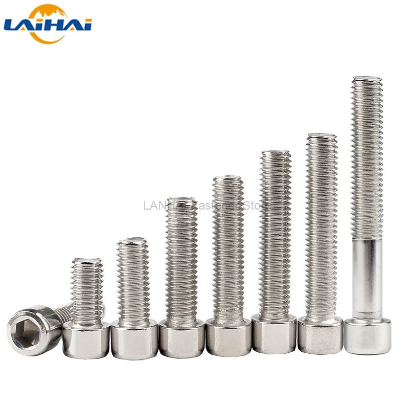 25ks M2,5 m3 Nonštandard 304 A2 z nehrdzavejúcej ocele HEXAGON HEX HEX SOCKET CAP ALLEN HEAD SCRET SCRET Priemer s malým priemerom hlavy 3,8 mm 4,5 mm