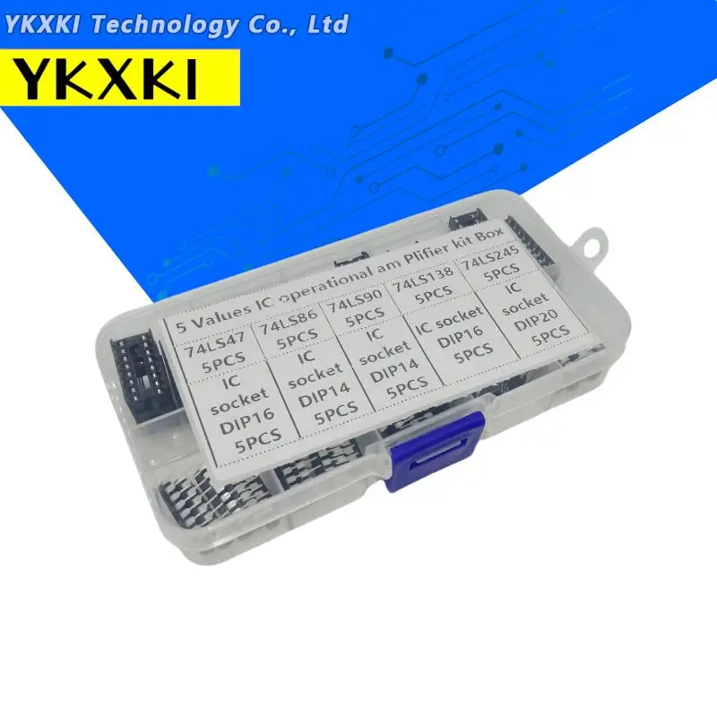 25ks/set Integrated Circuit Dip Combination Kit 74LS47 74LS86 74LS90 74LS138 74LS245 DIP Logic Chip