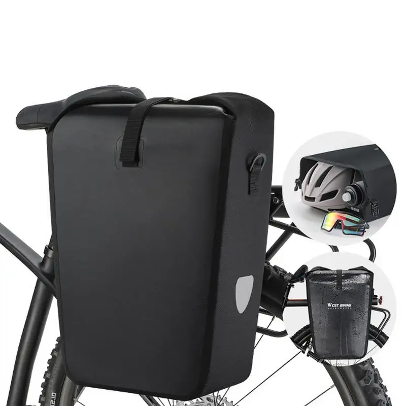 25L bicykel Panniers bicykel Zadný stojan na bradavku horské bicykle rýchle uvoľnenie spona Pannier WotoProod Bike Bike Double Storage Tag
