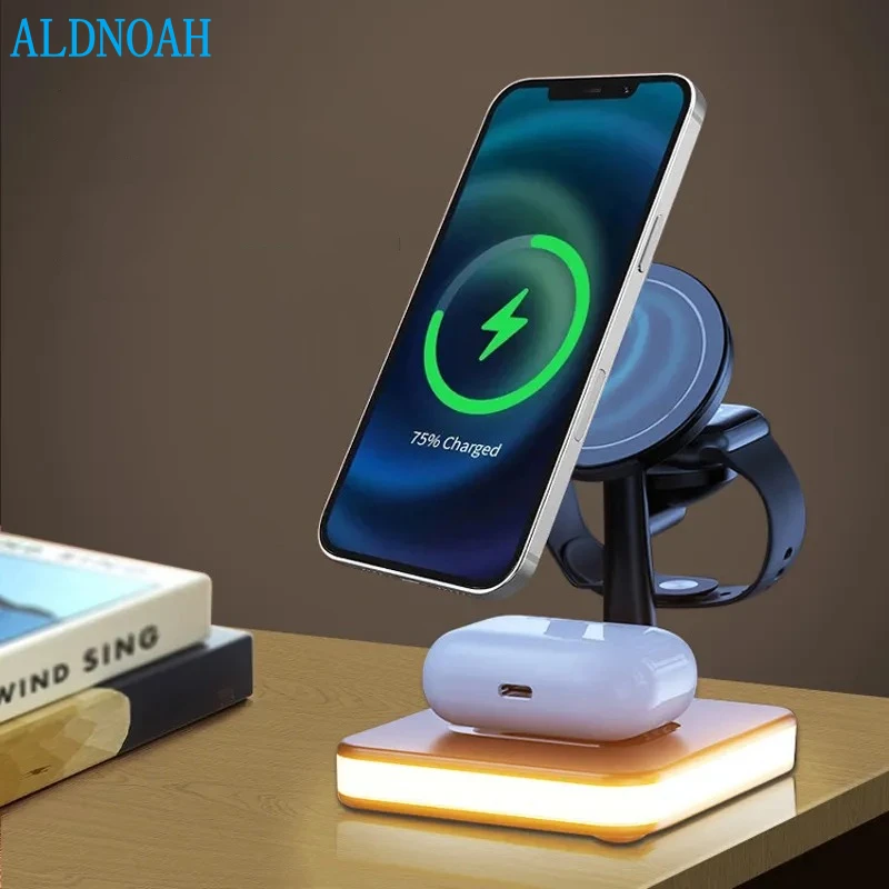 25W 4 v 1 Magnetic Wireless Stand pre iPhone 12 13 mini 14 Pro Max Apple Watch