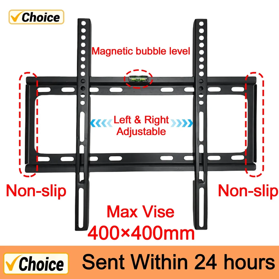 26-63inch TV SPOLOČNOSŤ MONTAPLIVA TV TELEVIZIZOVÝ Držiak s nízkym profilom Nízko profil plochý TV Wall Mount pre LCD LED TV obrazovky