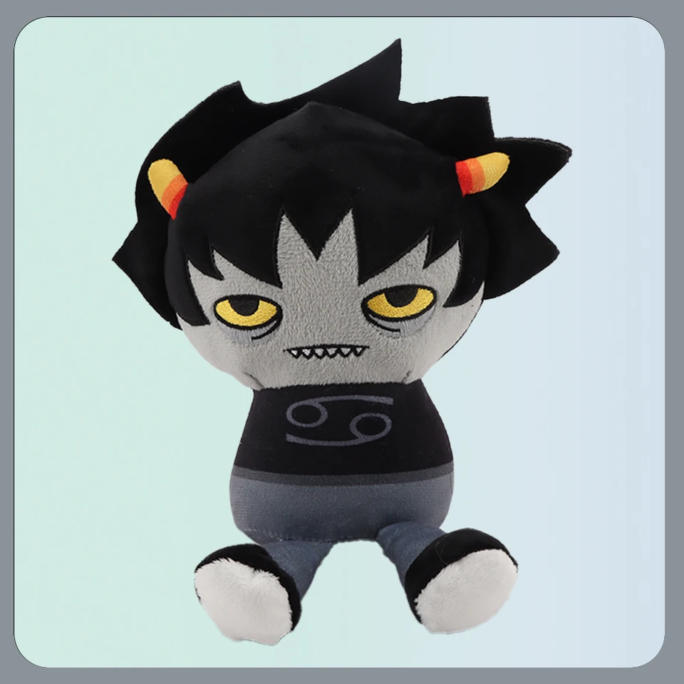 26 cm/10.24in Homestuck Karkat Plush Hračky Movie Anime postava Doll Periférna detská narodeninová darčeka Hračky pre deti