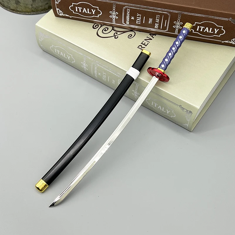 26 cm Tenseiga samurai meč Sesshomaru Inuyasha anime periférie 1: 6 kovové zbrane Miniatúrny model Domáce ozdoby Hračky Hračky