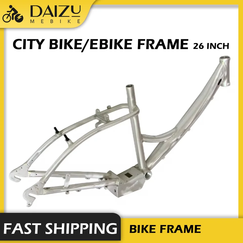 26 -palcový bicykel Rýchlosť v brzdových kusoch 26 Ebike Frameset Hliníková zliatina pre dospelých bicyklových bicyklov cyklistické príslušenstvo diely