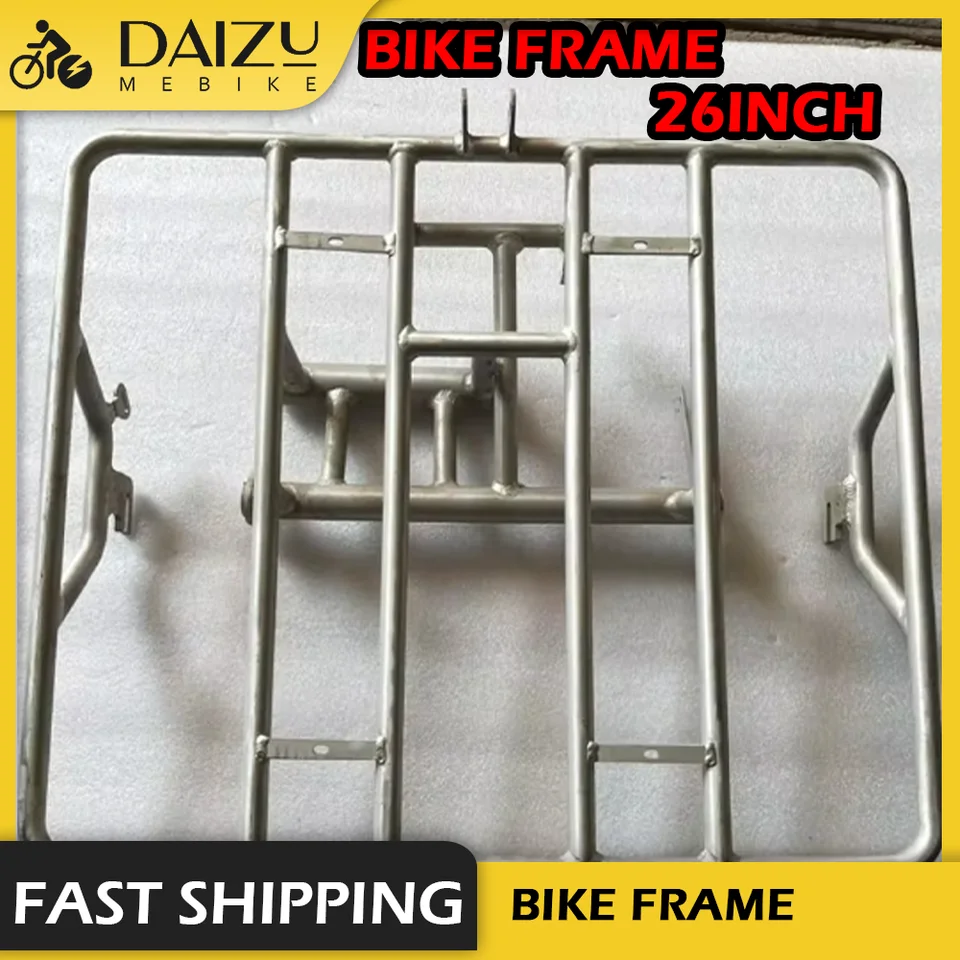 26-palcový trojkolesový rámec Tricy Rám 3 kolesá Ráme hliníkovej zliatiny nenatieraná zadná brzdná elektrická bicykel