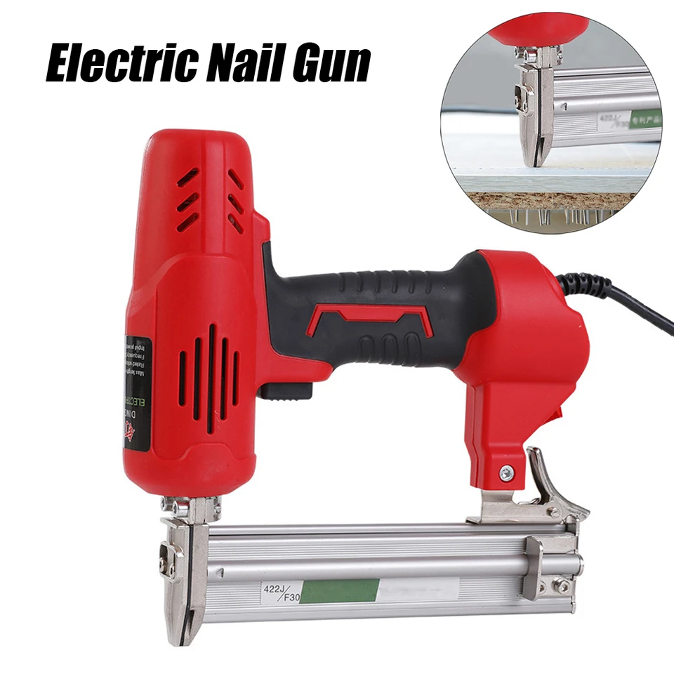 2600W Elektrický klincový a zošívačový nábytok strih pre drevené rámce Carpentry Woodworking Construction Electric Tools F30