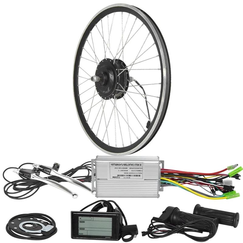 26x1.95 Elektrická konverzia bicyklov Kit bicykel Zadné koleso Motor Motor Súprava bicykla Brzdenie 48V 1000W Výkonná súprava motorových motorov E-Bike Motor