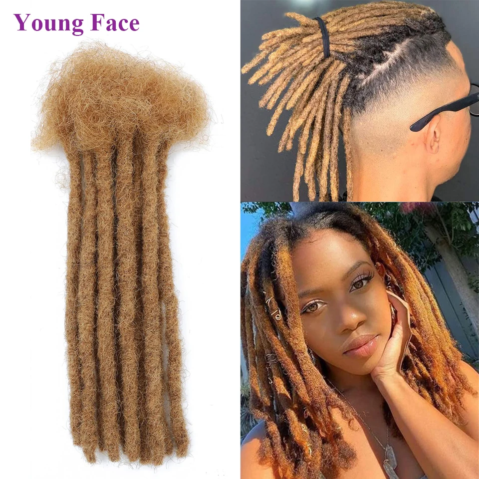 27 blond ľudské vlasy Dreadlocks predlžovanie vlasov háčkovacie vrkočky pre ženy brazílske vlasové zámky háčkovanie 20 Stran