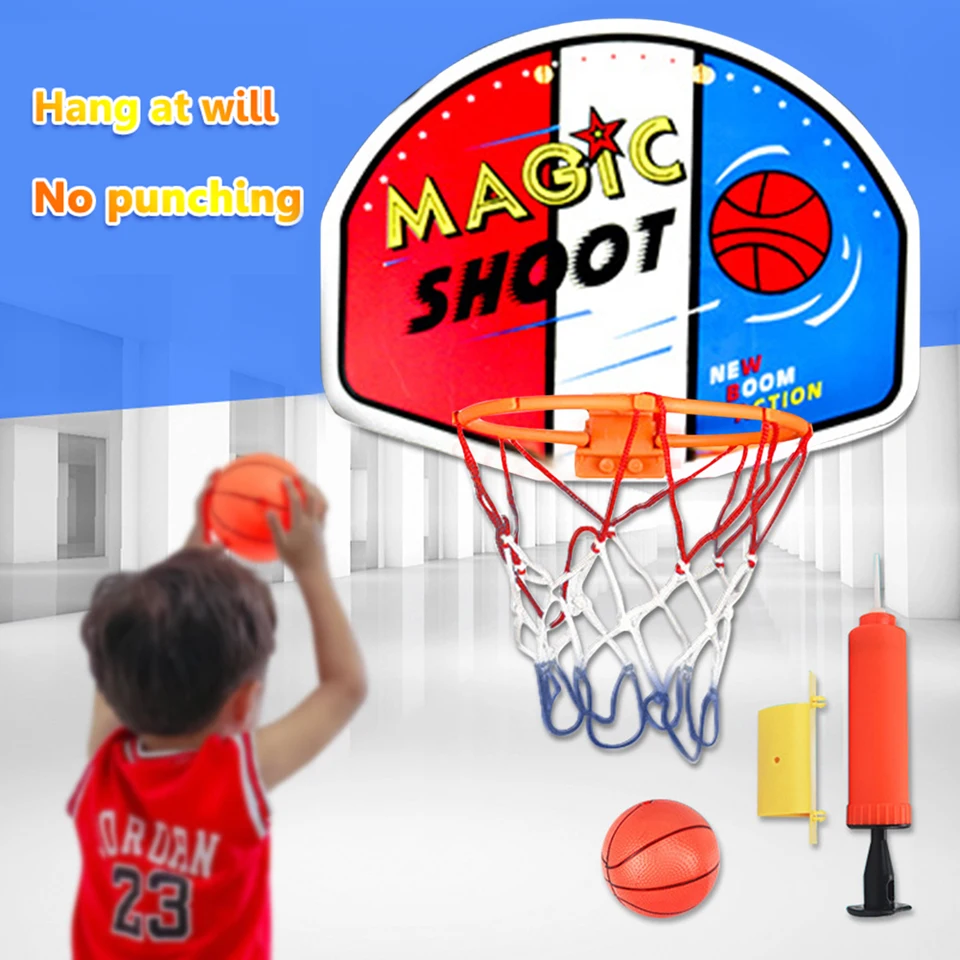 27x21cm basketbalové košíky Hoop hračky plastové mini basketbalové dosky Family Kids Kids basketbal hračky set wall game Mini Basket