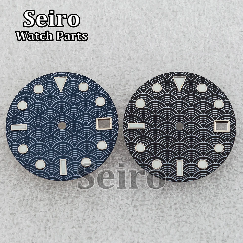 28,5 mm NH35 Dial ruky steriálne hodinky tvár pre mod SKX007 skx009 King Turtle NH35 NH36 Pohybové hodinky Príslušenstvo Časti Nahraďte