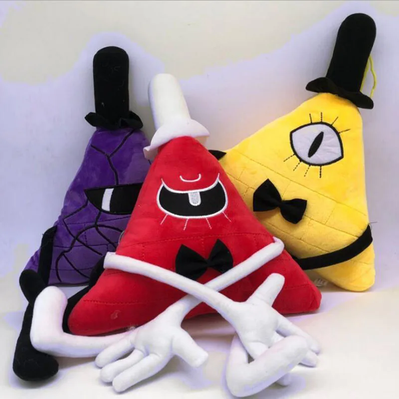 28 cm Gravity Falls Bill Cipher Kawaii pre deti deti Karikatúra hračky Periférie hračky Dekorarion vianočné darček k narodeninám