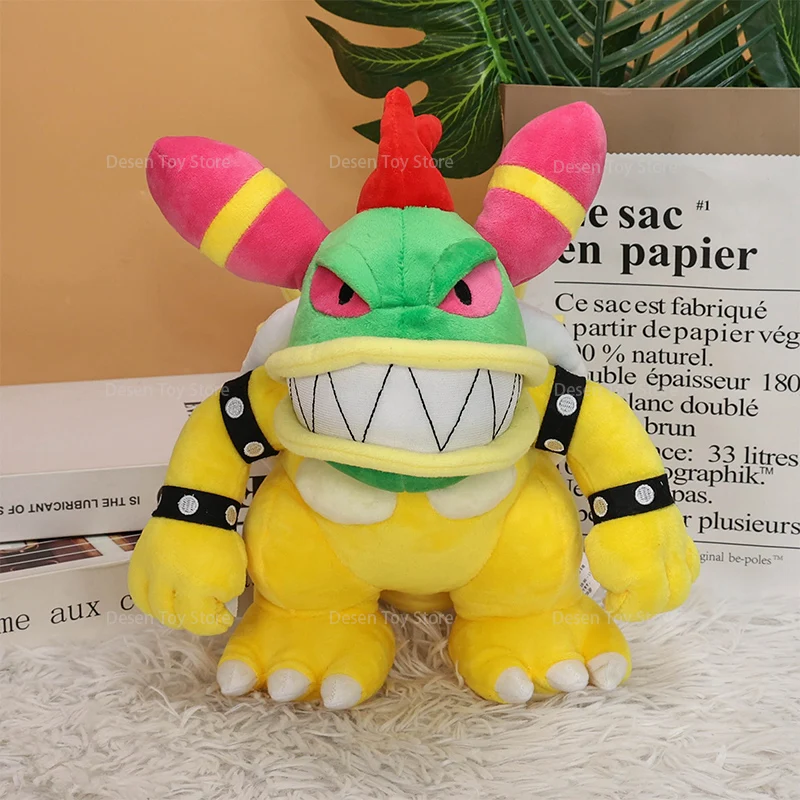 28 cm Mario Bros Plyšový ženský bowser plnený anime zvierací hračky Plushie pre deti narodeniny vianočný darček