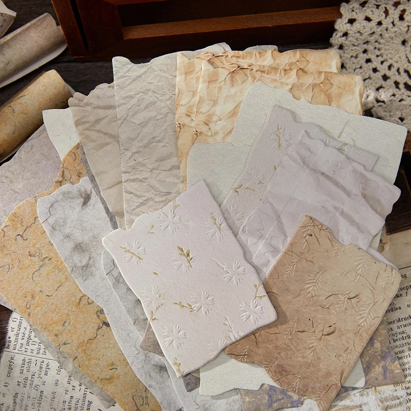 28 listov vintage scrapbooking papier pozadie remeslá materiály papier Paper Ins Diy Diár dekorácia ručne vyrobený základný papier