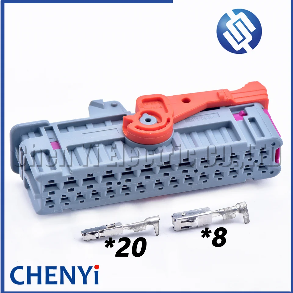 28 PIN automobilový konektor konektor karosérie zástrčka 1k0937702c 1K0 937 702C 1-1813112-1 1813113 1813112 s koncovým kolíkom pre VW Audi