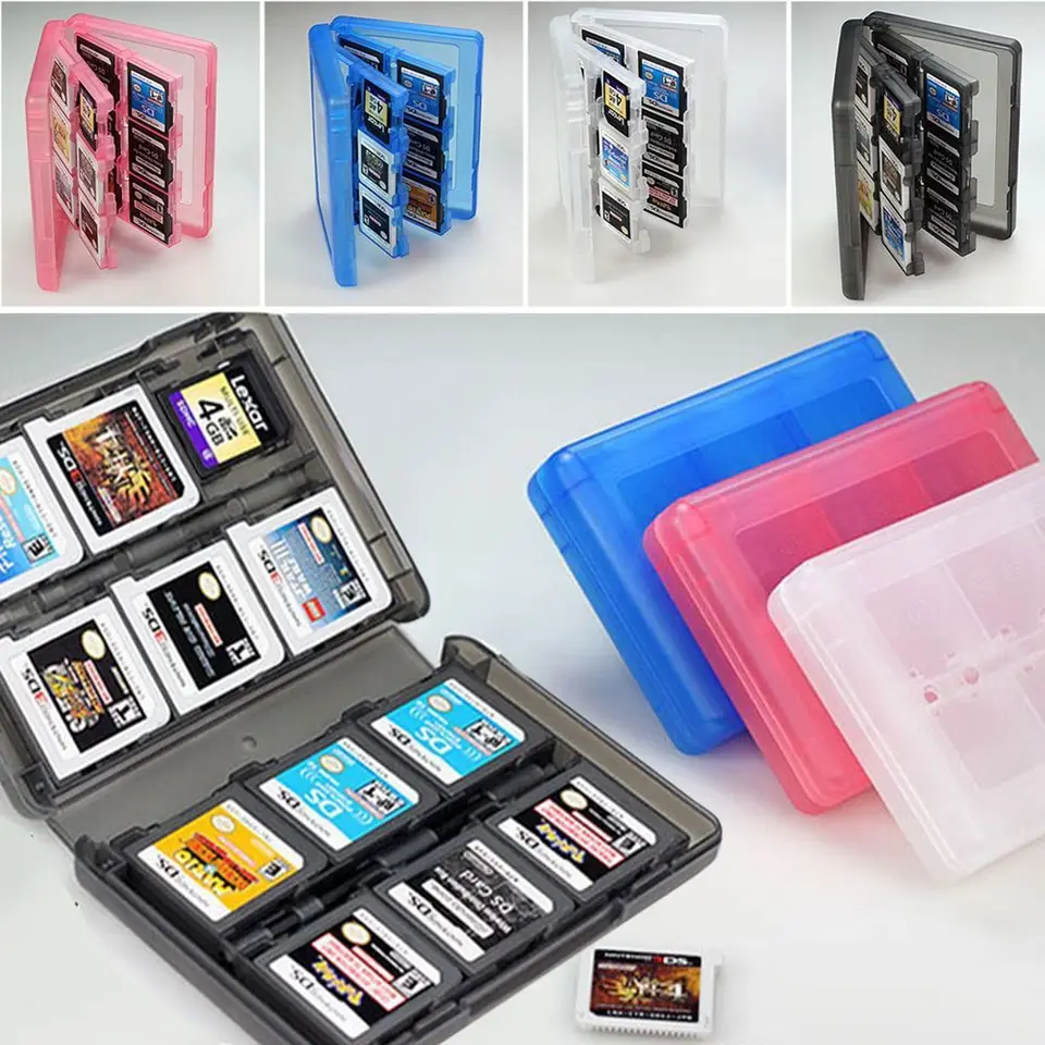 28-v-1 puzdro na hernú kartu kompatibilné Nintendo Nové 3DS / 3DS / DSI / DSI XL / DSI LL / DS / DS Lite Držiteľ kazety