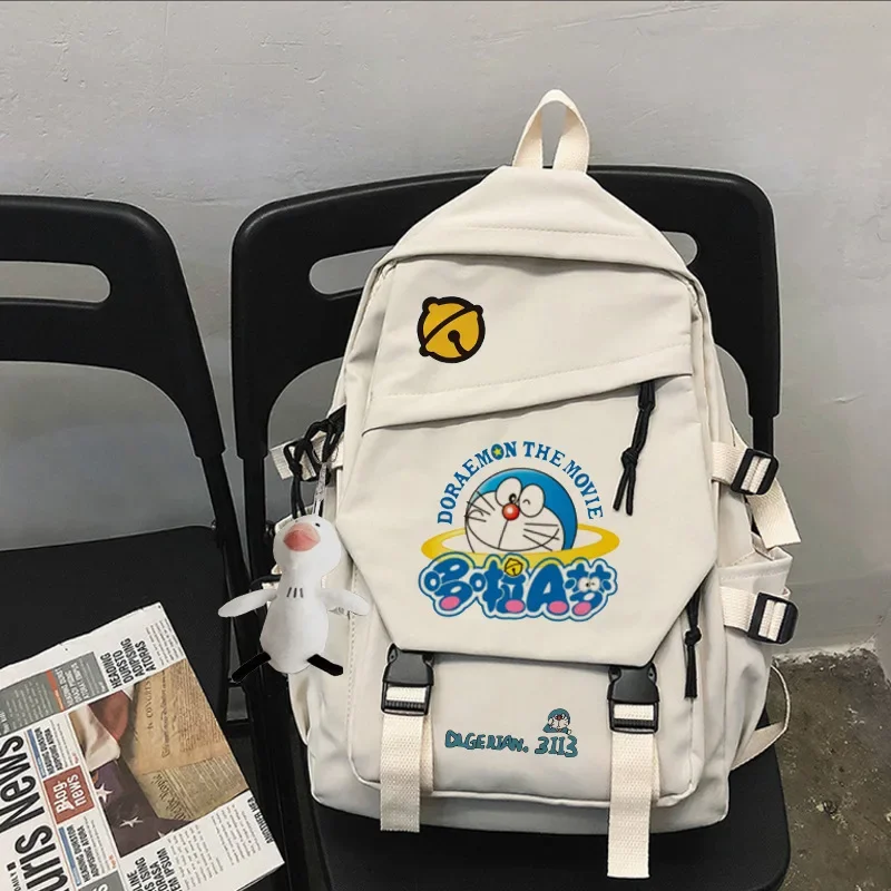28x45x14cm Študentské deti Doraemon Cartoon Backpack roztomilý chlapec dievča Nylon Schoolbag