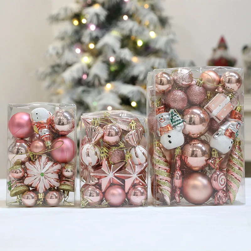29/20ks vianočný stromček gule visí závesný prívesok Candy Cande Pine Cone Ornament Set vianočná domáca dekorácia 2024 NAVIDAD NOVÝ ROK