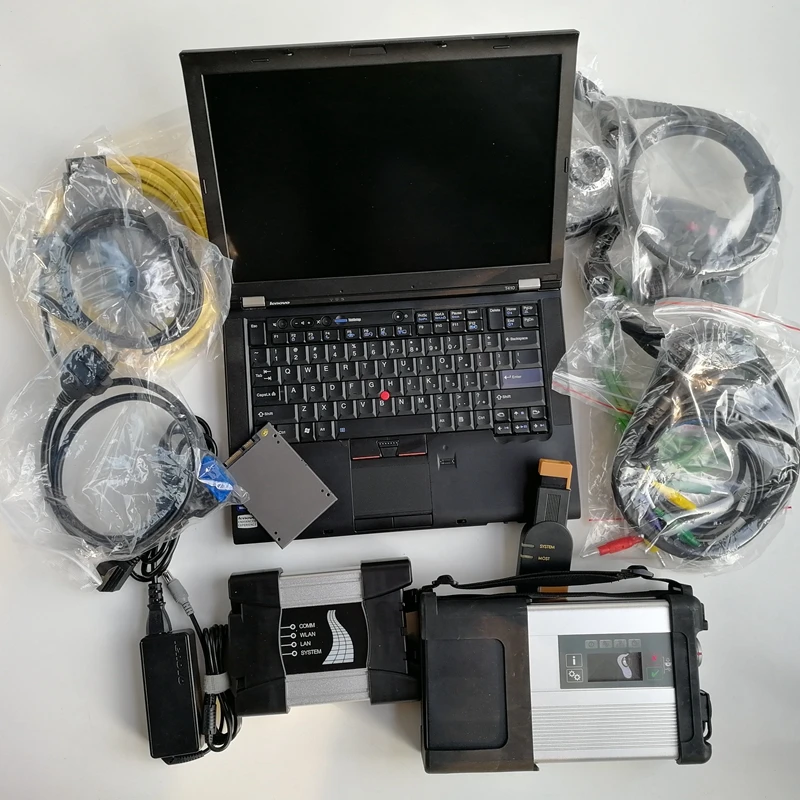 2in1 ICOM Next MB Star C5 SD C5 Softvér v 1 TB SSD nainštalovaný notebook T410 4G Auto Star Diagnostic Diagnostic