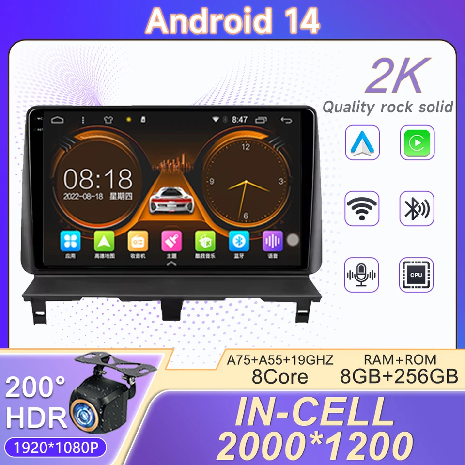 2K Incell Screen Android 14 pre Peugeot Partner 1 2002 - 2008 Partner Origin 1 2008 - 2011 Multimediálny video prehrávač Autor Navigatio