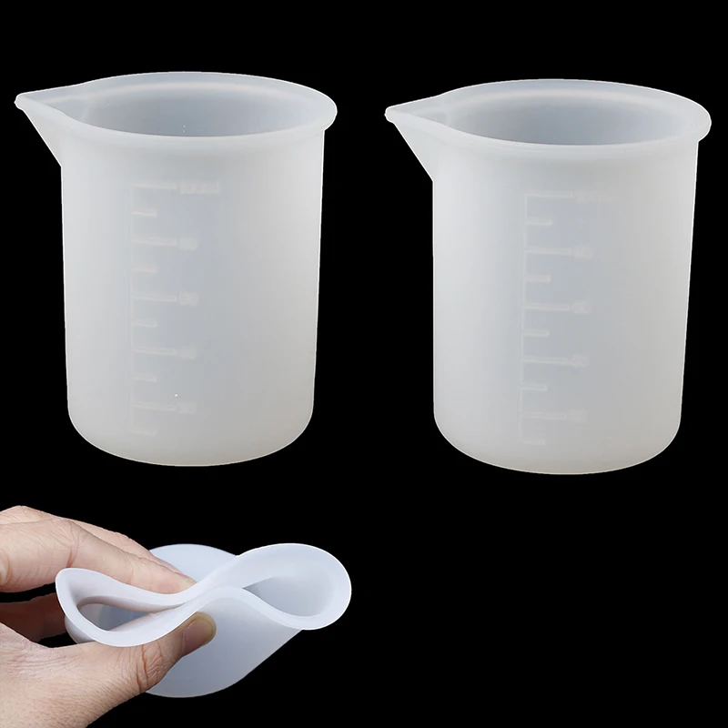 2ks 100 ml silikónovej živice meracie šálka