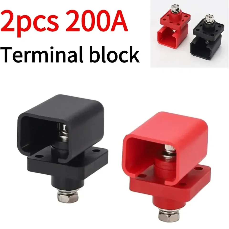 2ks 200a Typy cez stenu Typy lítium Energia Skladovník Terminál Terminál vysoký prúd lítium batérie Copper Terminál Connector