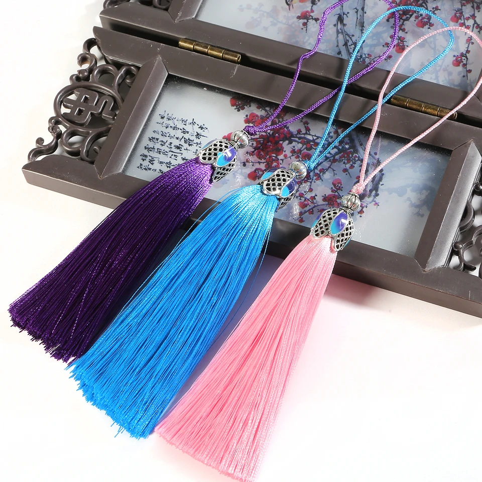 2ks/balenie 7+9cm hodvábne strapce Fringe Brush Závesné lano DIY strapce Fringe TREWAND PRE PRÍRUČKA pre šitie záclon