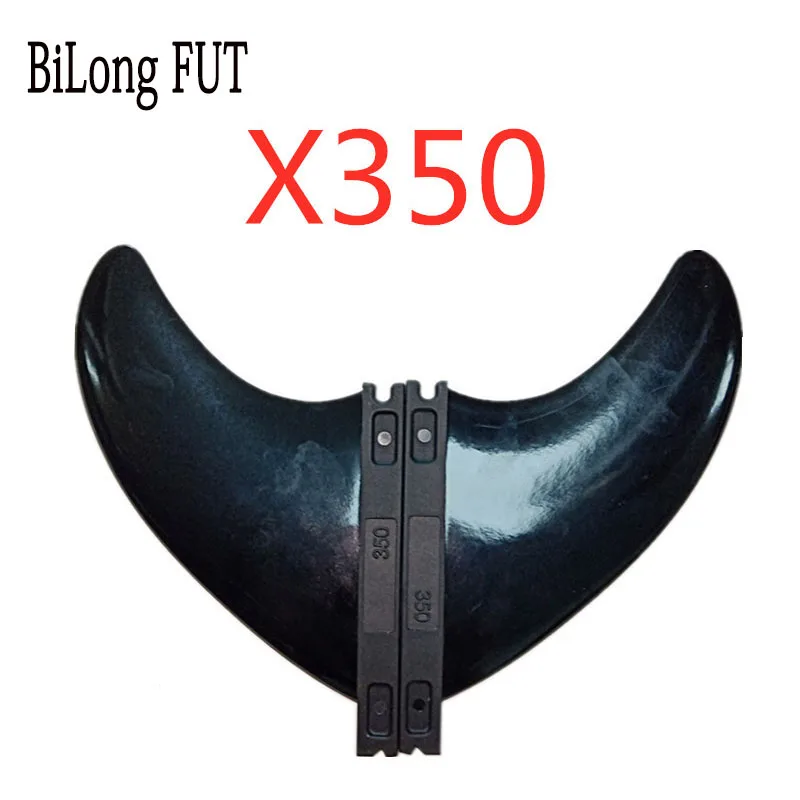 2ks hĺbka 3,5 palca pre Bilong Fut Box Surf Box Fin x350 Dva zadné plutvy zo sklo vlákien + nylonové surfovanie plutvových plutvových plutvových dosiek Wakeboard Wakeboard