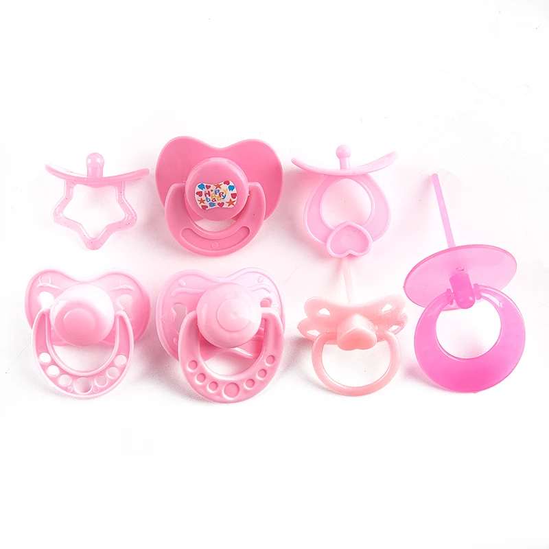 2KS Krásna bábika cumlík pre nových znovuzrodených detských bábik pre deti hračky Doll House Supplies Dummy bradavky Plienky