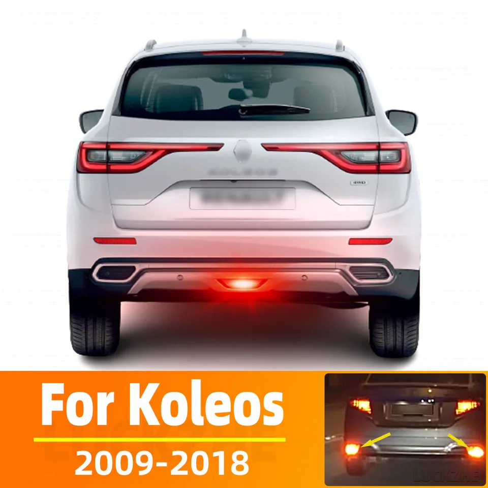 2ks LED LED zadné hmlové svetlo pre Koleos Accessories 2009 2010 2012 2013 2013 2014 2015 2016 2017 2018 2018