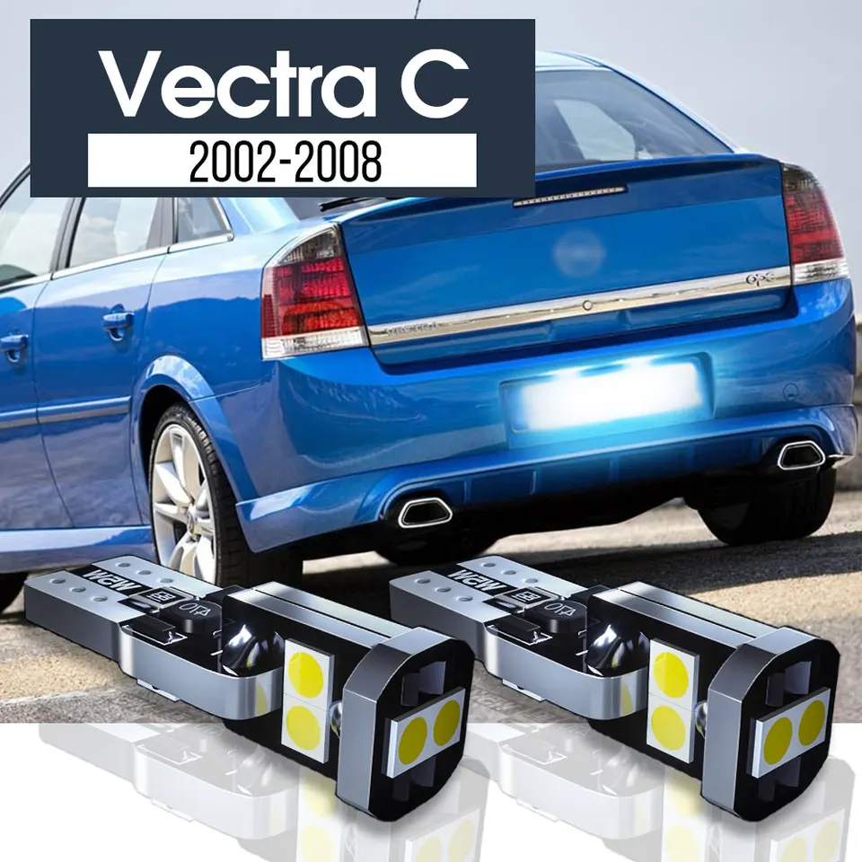 2ks LED LED ŠPZ ľahká lampa Canbus Accessories for Opel Vectra C 2002 2003 2004 2005 2006 2007 2008