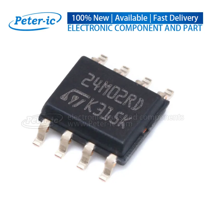 (2ks) M24M02-DRMN6TP 24M02RD SOIC-8 1,8 V ~ 5,5 V 2MBIT I2C rozhranie EEPROM SOP8 dostupné Peter-IC