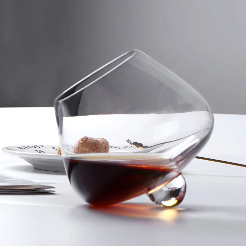 2ks nepravidelné whisky sklo vinobranie brandy kokteil koktail pivo sklenené pohár bar drinkware sklenený kávový hrnčekový hrnček pohár