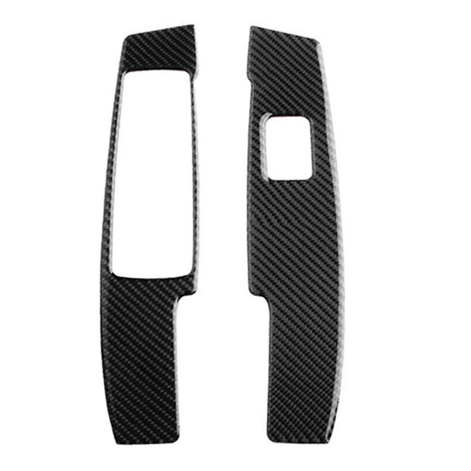 2ks okenné prepínač Interiérové ​​obloženie uhlíkových vlákien pre Mercedes-Benz C-Class W204 2007-2013