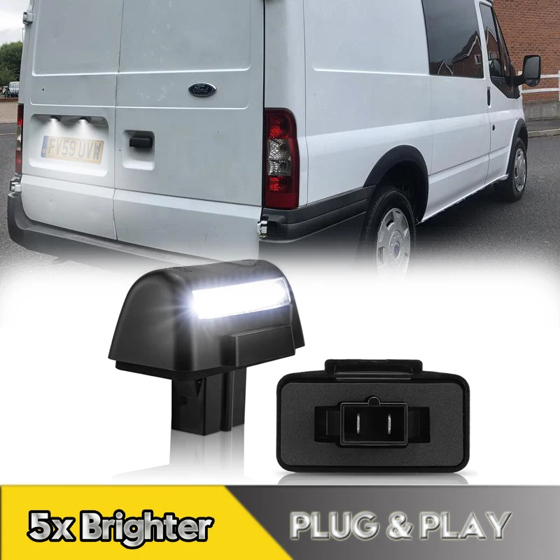 2ks pre Ford Transit Mk5 Mk6 Mk7 Connect 1985-2014 LED číslo LIVESNÉ ZARIADENIA SVETLI Super Bright 6000K CANBUS OEM#1732840