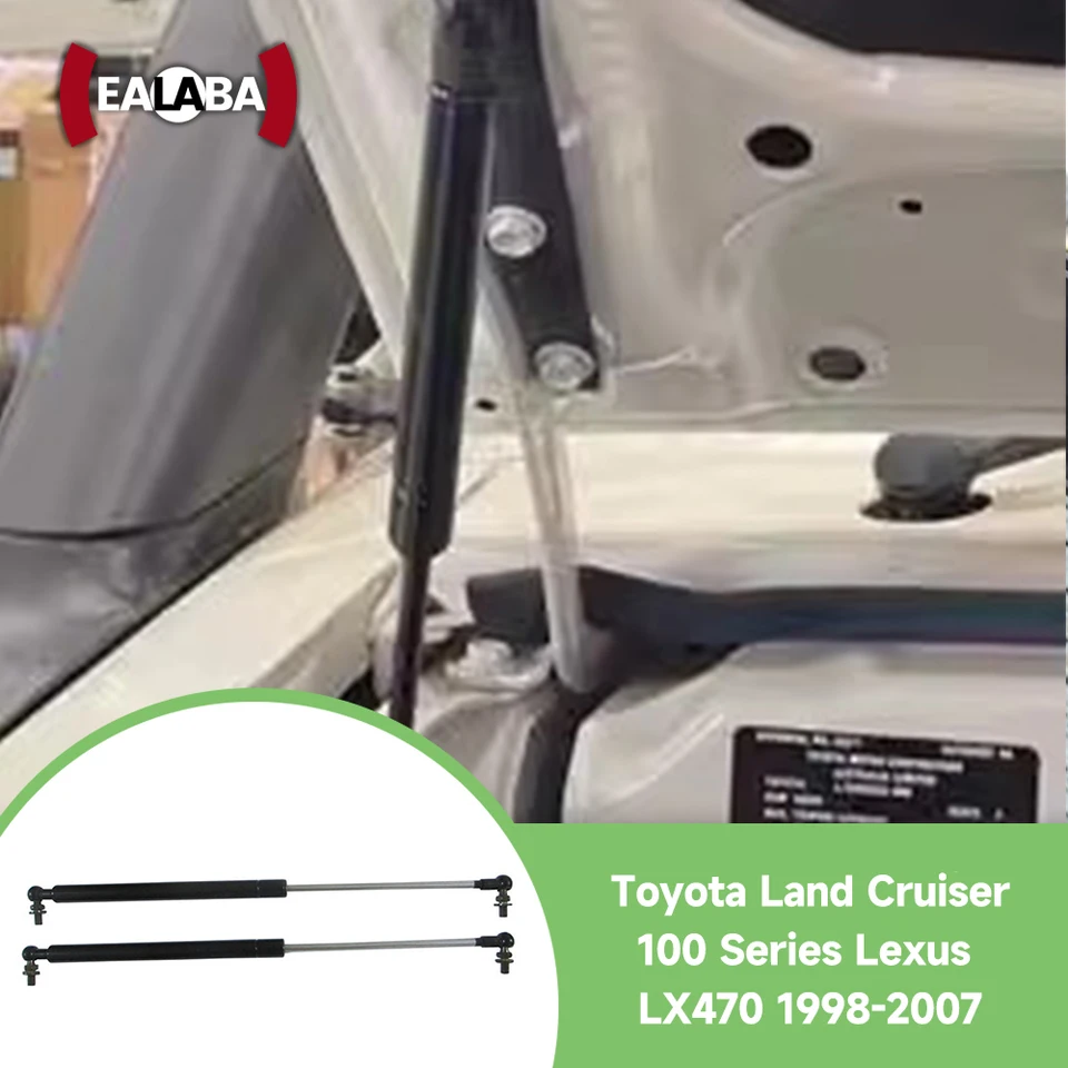 2ks pre Toyota Land Cruiser 100 Series Lexus LX470 98-07 Predná kapota kapucňa Strut Podporné tyče plynových tlmičov Rod 5345069025