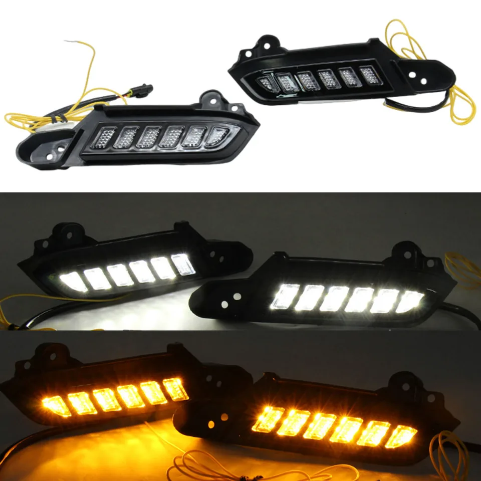 2ks pre Toyota Tacoma 2016 2017 2018 2019 2020 LED denné svetlo streamer ľahké hmlové hmlové autá Príslušenstvo