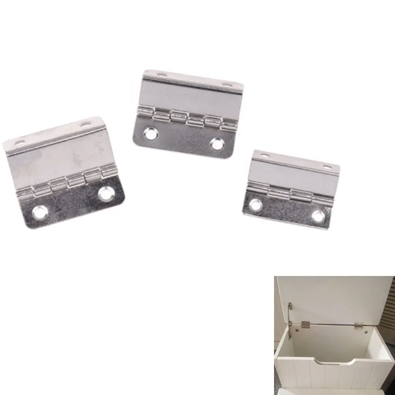 2ks/set nábytok šperky Drevené škatule 4 jamky Trojnásobné pánske skrinky Záves 41 mm dverové batožiny Decorácie