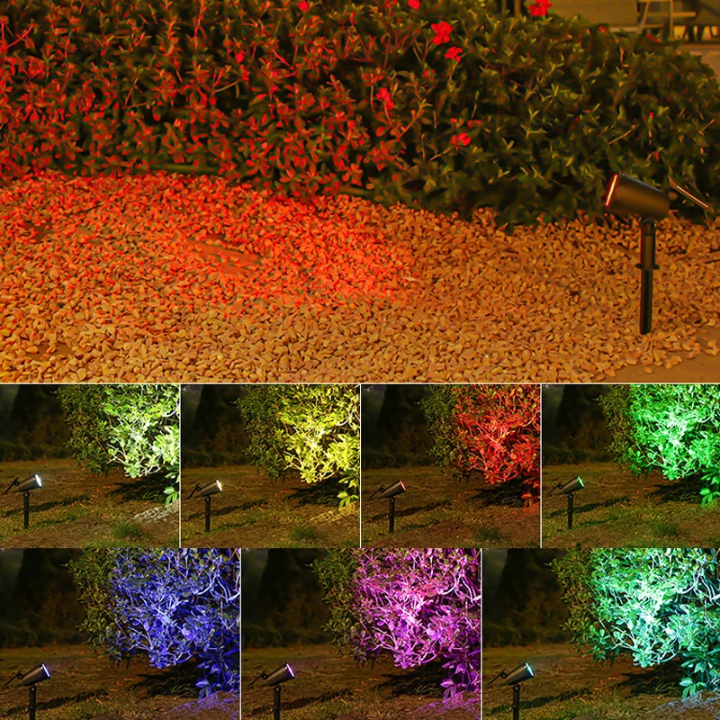 2ks solárne škvrny vonkajšie vodotesné reflektory 9 LED solárne záhradné svetlá krajinná osvetlenie dekorácie dráha trávnaté lampa lampa