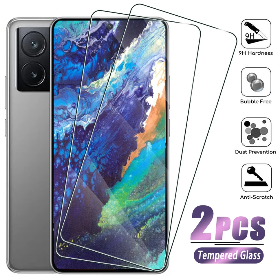 2ks temperované sklo pre Xiaomi POCO x6 x5 x4 x3 Pro 5G Full Cover Protect Screen Screent Film na Xiaomi Poco x3 x4 GT