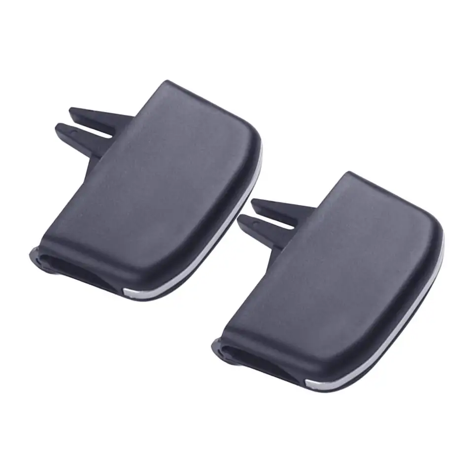 2ksové auto predné dolné A/C Air Vent Outlet Tab Cons Fit for Volvo V60 S60 2011 2012 2013 2014 2015 2016 ABS ABS