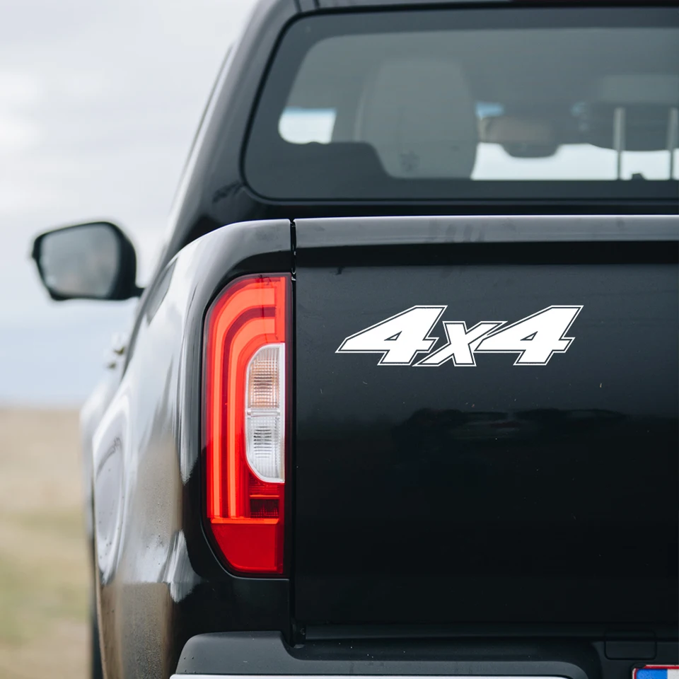 2ksové dvere auta bočné obtisky Pickup Decor Decor Decor 4x4 Vinyl Film Cover pre Nissan Navara Mitsubishi L200 Triton Auto príslušenstvo