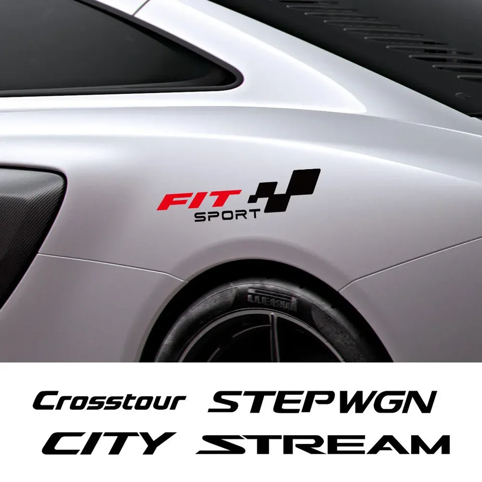 2ksové nálepky na dvere auta pre Honda Amase Brio Bri-V City Crosstour Fit Passport Ridgeline Stepwgn Stream WRV Auto príslušenstvo