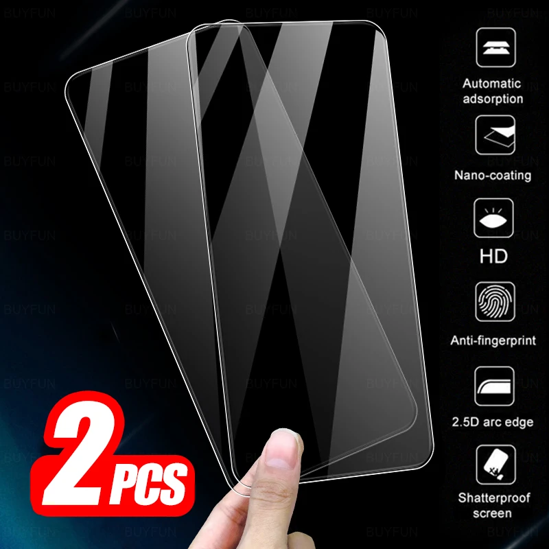 2ksové ochranné temperované sklo pre Samsung Galaxy A53 5G A13 4G A23 A33 A73 2022 A03 SA 13 23 33 53 73 03