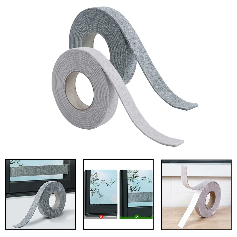 2ksové okenné sklenené vodné absorpčné pásik Zhruba plsnej plsnej páskovej pásky skla absorbent-adhézne pre steny umývadla bránia novému