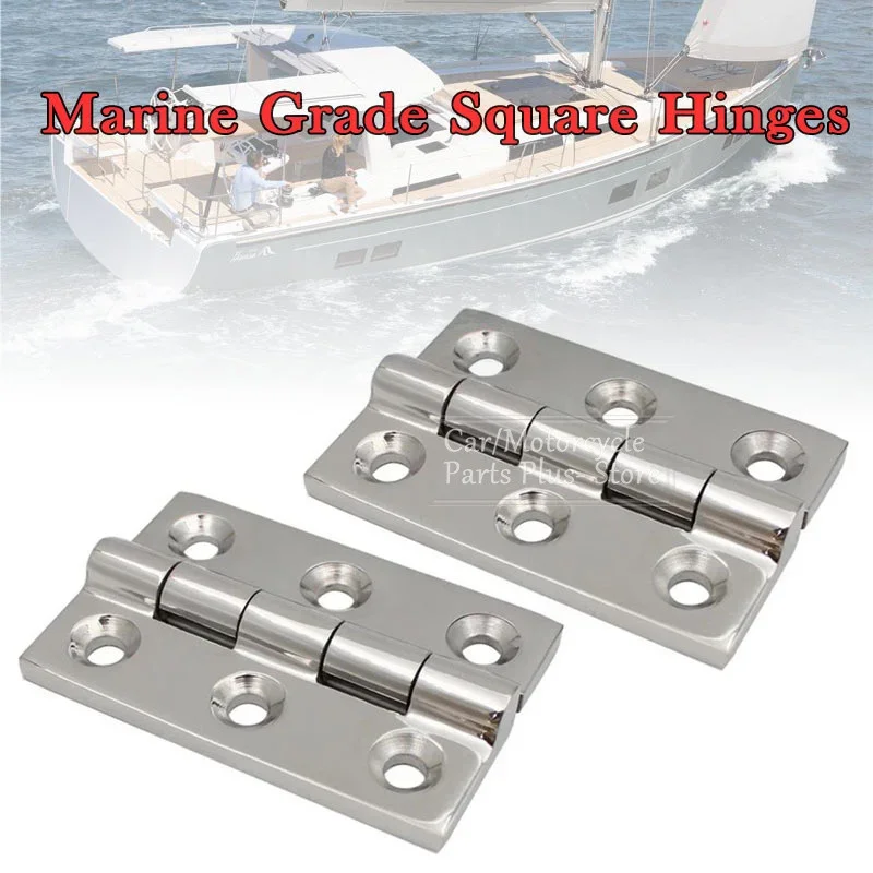 2ksové závesné závesy s ťažkým morským morom 50x75 mm štvorcové hinges remienok Palub s lodným vozidlom 304