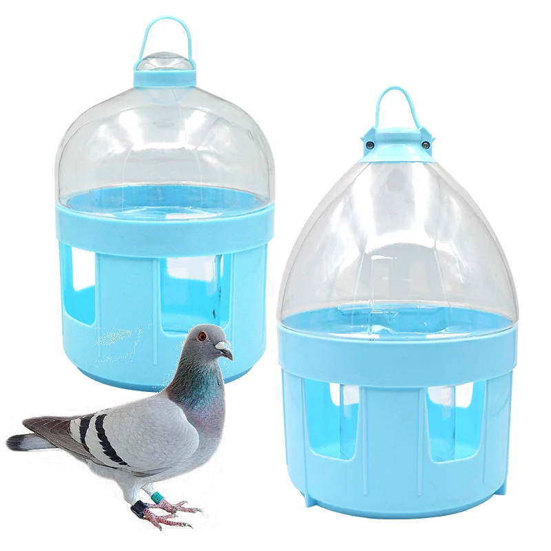 2L/4L plastový pijan s rukovlnou rukoväťou pre holubové vtáky Dispenzér Prístupy pre Conure Lovebirds African Grays